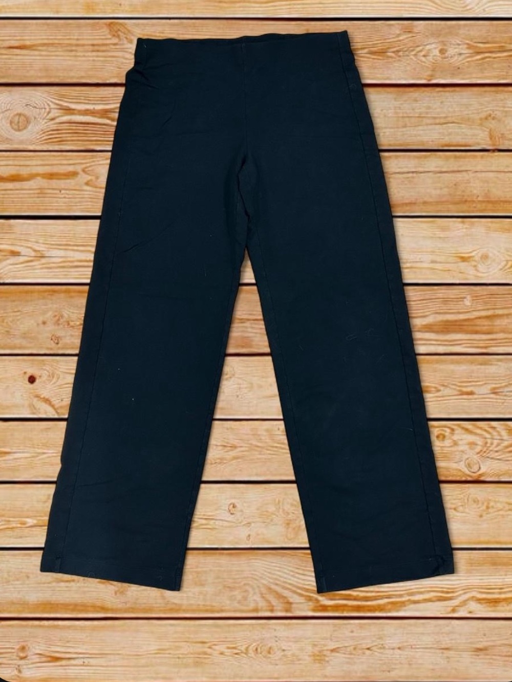 J. Jill Pure Jill black wide leg stretchy trousers Size M Tall